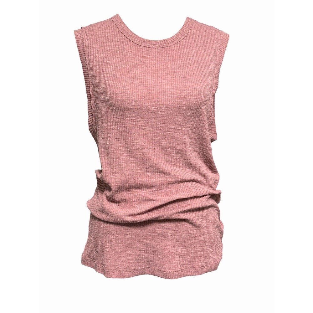 Bohme Women’s Front Knot Sleeveless Blouse Purple Casual Size Medium